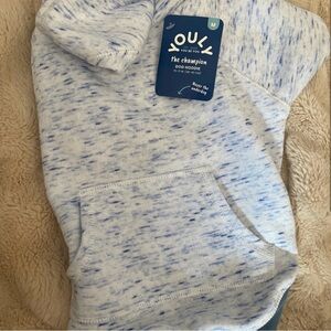 Youly Blue Speckled Dog Hoodie